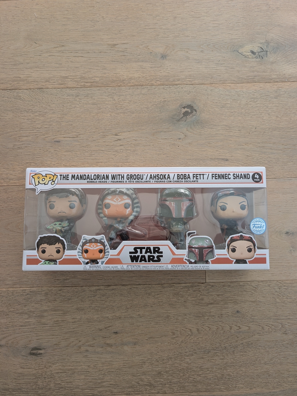 Funko Pop! Star Wars: The Mandalorian 4-Pack - Exclusive Set